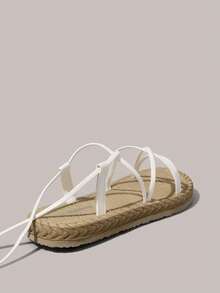 Styleloop Women's Flat Sandals, Bohemian Style Western Music Festival Party Beach Holiday Wear