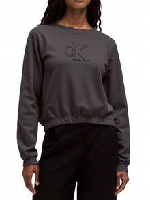 Calvin Klein Women's Sweatshirt Grey - Grey - View 1