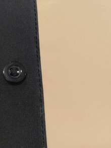 Manfinity Mode Men's Summer Solid Color Short Sleeve Casual Loose Shirt - Khaki - View 4