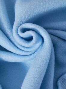 SHEIN ChillGRL 3pcs/Set Teen Girls Solid Color Thermal Lined Zip-Up Hoodie, Camisole And Wide Leg Pants Casual Outfit, Suitable For Daily Wear, Commuting And School Fall Winter - Blue - View 6