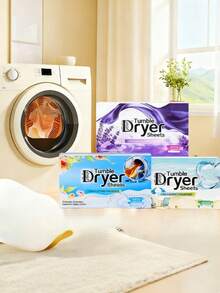 40片香氛干床单，持久清新香味，可软化衣物并消除异味