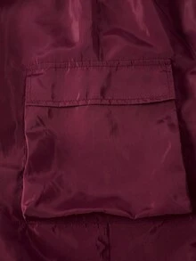 SHEIN ChillGRL 2pcs/Set Tween Girls' American Raglan Sleeve Patchwork Graphic T-Shirt And Cargo Pants, HYPEME Tween Girl