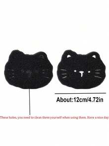 Pet Hair Remover Washing Machine Reusable Pet-Hair Catcher Lint Remover Balls Set Cute Dog Cat Hair Collector Lint Fluff Catcher For Removing Washing Machine Clothes Cleaning Tool - Black - View 4