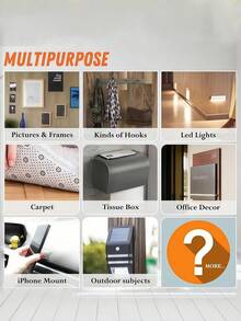 1 Roll 1/3/5/10M Heavy Duty Double-Sided Tape, Reusable Strong Adhesive Tape, Multi-Purpose Removable Washable Clear Nano Tape, Suitable For Home/Office/Car Sticky Items, Best For Home Decor Tools, Damage-Free Stickers, Wall Decals - transparent - View 4