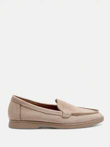 CUCCOO CURVES Women's Casual Flat Comfortable Wide Fit Shoes For Daily Commute For Christmas - Apricot - View 7