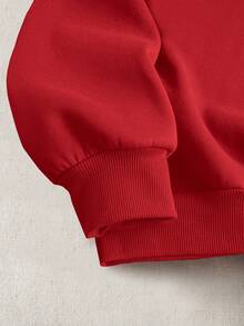 EMERY ROSE 告别2025，迎接2026。圆领卫衣，新年快乐。女士圆领卫衣，新年礼物，新年家庭圆领卫衣。 - 紅色 - 查看 5