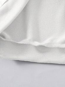 2pcs Boys' Funny Cartoon Print Black Hoodie Sweatshirt And Slim Fit Pants, Suitable For Halloween, Holidays, And Versatile Daily Wear Fall Winter - Black and White - View 4