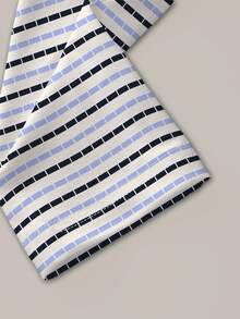 Franclia Áo thun nữ cổ tròn tay dài kẻ sọc đa năng thường ngày - Nhiều màu - Xem 4