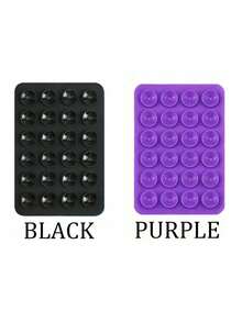 1/2/4/6pcs Silicone Phone Sticky Grip, Non Slip Silicon Adhesive Phone Stand Sticky Phone Case Mount Hands-Free Phone Accessories Holder For Selfies And Videos,Multifunctional Phone Accessory ,Fits All Models Pcs Silicone Single-Sided Suction Cup, Self-Adhesive, Multi-Purpose Phone Suction Cup, Can Be Adsorbed On Walls, Desktops, Glass, Serving As Phone Stand, Tablet Expanded Stand, Suitable For Car, Leisure, Office - Multicolor - View 28
