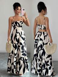 SHEIN PETITE Elegante jurk met bloemenprint voor dames