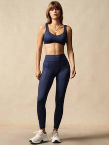 VARSIVA 女士波点印花日常健身运动文胸