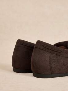 Rosivie Women's Casual Versatile Commuting Fringe Decor Flat Loafers For Christmas - Mocha Brown - View 10