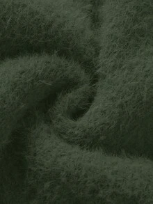 Franclia Áo len chui đầu nữ chất liệu nhung cao cấp, thanh lịch mới, mùa thu/đông - xanh quân đội - Xem 8