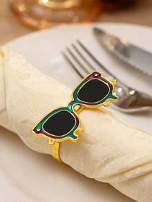 1个/2个/3个新款餐巾环，款式多样，系列丰富，适用于酒店宴会、餐桌布置和餐巾环。 - 彩色 - 查看 3