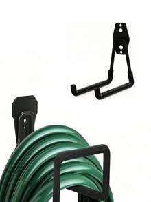 Metal Garden Hose Holder Heavy Duty Water Hose Hanger Wall Mounted Garden Water Hose Hooks Garage Hose Storage Bracke Organizer Garden Wall Mounted Bracket - Multicolor - View 1