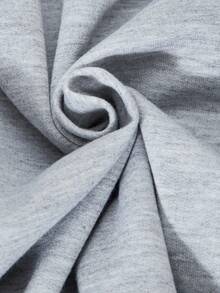 SHEIN ChillGRL 2pcs Set Tween Girl Number Graphic V-Neck Short Sleeve Top And Wide Leg Sports Pants Set, Spring/Summer Back To School Clothes - Multicolor - View 8