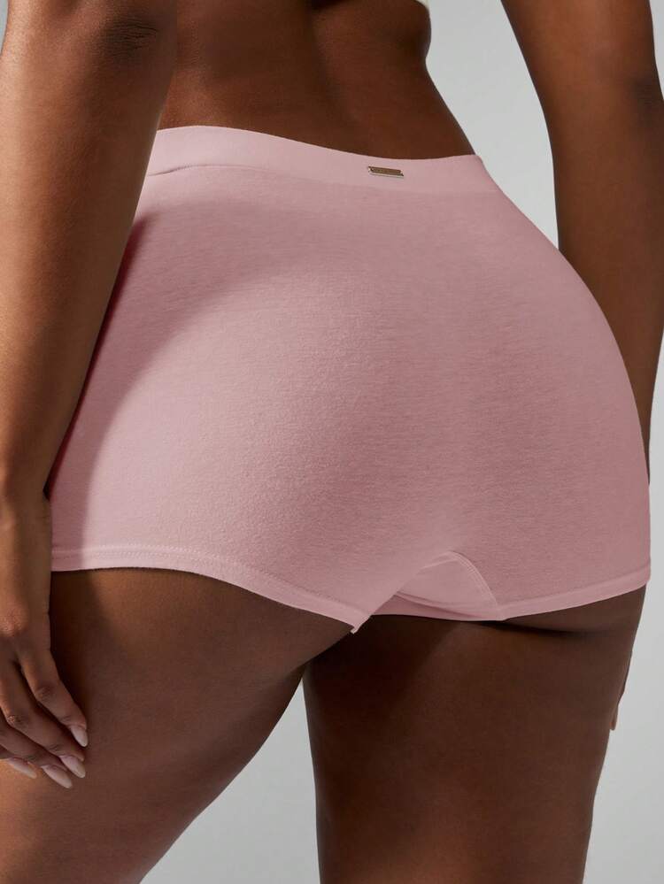 Missguided x Playboy Comfortable Cotton Boyshorts Underwear With Seamless Design Classic Brief Cut For Daily Wear