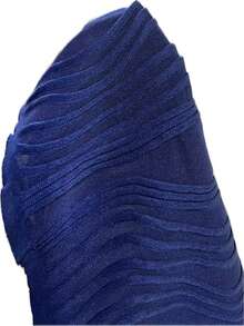 Almamuse 女士纯色简约吊带连衣裙 - 藏蓝色 - 查看 7