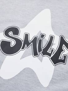 SHEIN ChillGRL 2pcs/Set Teen Girl Hoodie Sweatshirt With Printed Design & Printed Pants - Multicolor - View 6