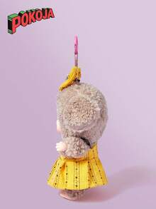 1个可爱娃娃脸钥匙扣挂件，简约美学包包配饰，送给闺蜜的可爱背包挂件礼物 - 彩色 - 查看 5