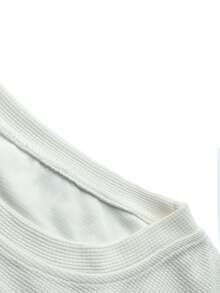 Manfinity Homme A117 Men's Casual Solid Color Beige Long Sleeve T-Shirt Set Casual Two Piece Set Men Cream Outfit Men Men 2 Piece Sweatsuit Mens 2 Piece Outfits White Men Joggers Suit - Beige - View 3