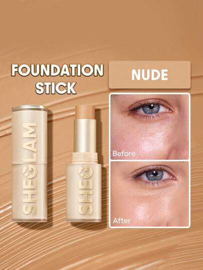 Base De Maquillaje En Barra Skin Magnet High Coverage, De Cobertura Total, De Larga DuracióN, Sin Poros, Impecable, FáCil De Usar, Para Todo Tipo De Piel, Resistente Al Sudor, Liviana, Libre De Crueldad Animal, Acabado Suave Y Natural Similar A La Piel, Base De Maquillaje En Barra Transpirable, FóRmula Suave, Base De Maquillaje Marca Belleza Maquillaje CosméTico Para Mujeres NiñAs Perfecto Para OtoñO Invierno Ideal Para Y2K Elegante Moda Adecuado Para CumpleañOs Navidad Presente Fiesta Listo Mejor Color