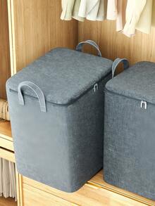 1 حقيبة تخزين كبيرة الحجم، قوية وسهلة التنظيم للملابس والملاءات والألعاب، خفيفة الوزن، مقاومة للماء، مقاومة للغبار والرطوبة، مجموعة تخزين متعددة الوظائف