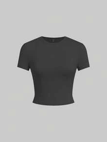 SHEIN EZwear 5件/套 女士基础款纯色无袖修身T恤 - 彩色 - 查看 9