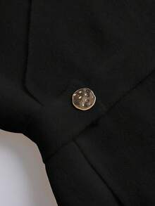 Franclia 2件套女士休闲宽松时尚优雅通勤高品质针织毛衣套装，秋冬季 - 黑色 - 查看 6