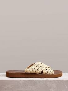 Styleloop Sandalias planas para mujer, estilo bohemio, retro americano, bohemio, occidental, festival de música, fiesta, playa, vacaciones