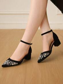 CUCCOO HITCHD Women's Buckle Design Casual Versatile Flat Shoes - Black - View 2