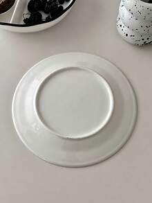 American Retro Fresh Blue Antique Ceramic Dessert Round Household Steak Dinner Plate Rose Delicate Breakfast Plate Christmas Gift - White - View 9