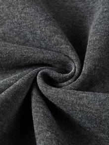 Manfinity Homme Sudadera con capucha de manga larga con bolsillo y cordón ajustable para hombres