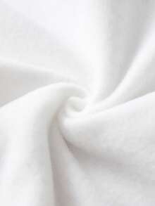 TEENAGE MUTANT NINJA TURTLES | SHEIN Young Boy Casual Fashionable Street Cartoon Turtle & Letter Print Fleece Pullover Sweatshirt, Autumn/Winter - White - View 5