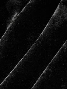 SHEIN MOD Lace Patchwork Velvet Drawstring Ruffle Hem Women's Mini Dress - Black - View 4