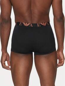 Emporio Armani 3 Pack Men's Boxers - Black - View 3