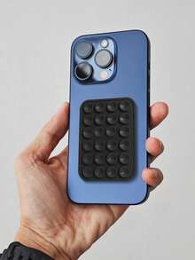 1/2/4/6pcs Silicone Phone Sticky Grip, Non Slip Silicon Adhesive Phone Stand Sticky Phone Case Mount Hands-Free Phone Accessories Holder For Selfies And Videos,Multifunctional Phone Accessory ,Fits All Models Pcs Silicone Single-Sided Suction Cup, Self-Adhesive, Multi-Purpose Phone Suction Cup, Can Be Adsorbed On Walls, Desktops, Glass, Serving As Phone Stand, Tablet Expanded Stand, Suitable For Car, Leisure, Office - Multicolor - View 2