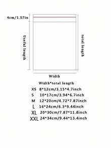 100 Transparent OPP Bags, Dustproof And Moisture-Proof Bags For Packaging Books, Decorations, Stationery, Gifts, - Multicolor - View 4