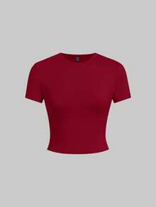 SHEIN EZwear 5件/套 女士基础款纯色无袖修身T恤 - 彩色 - 查看 8