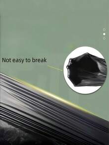 2 Rolls/6 Rolls Drawstring Garbage Bag Thickened Household Kitchen Large Black Plastic Bag Portable Garbage Bag Is Extra Thick, Suitable For Living Room, Bedroom, Bathroom, Kitchen, Bathroom, Hotel - Multicolor - View 3