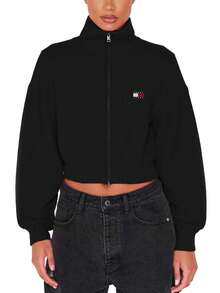 Tommy Hilfiger Relaxed Women's Full Zip Cardigan Black - Black - View 1