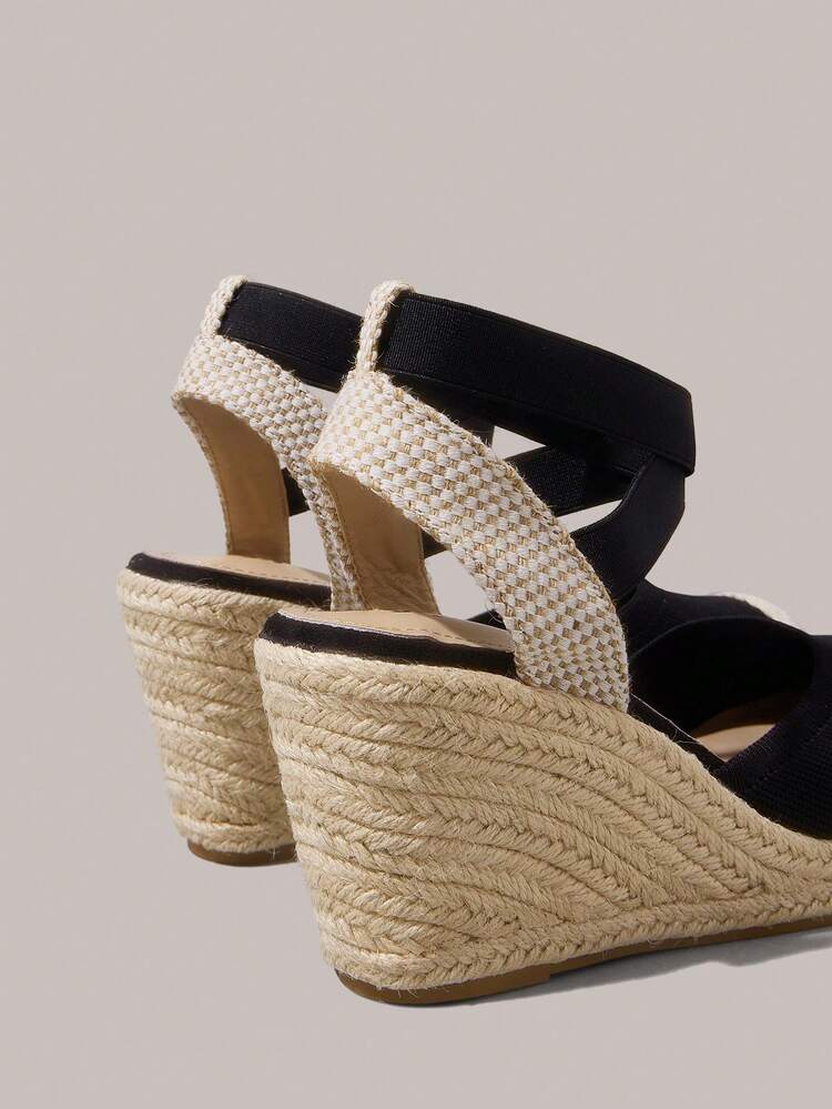 Women's Woven Rope Platform & Wedge Sandals, Bohemian Style Western Music Festival Party Outfit, Vacation Vacation Outfits Travel Essentials