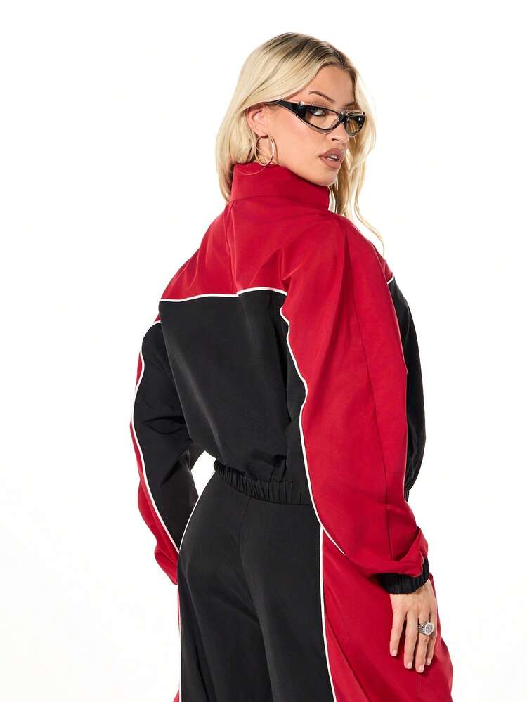 SUMWON WOMEN Giacca sportiva con cerniera e blocchi di colore