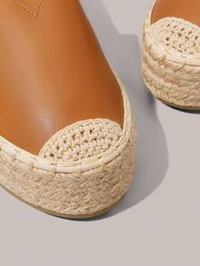 Styleloop Women's Flat Slip-On Shoes, Boho Style, Retro American, Bohemian, Western, Music Festival, Party Outfit For Christmas Valentine's Day Holiday Travel Essential Boho - Brown - View 4