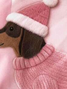 EMERY ROSE Plus Size Cute Casual Printed Crew Neck Long Sleeve Sweatshirt