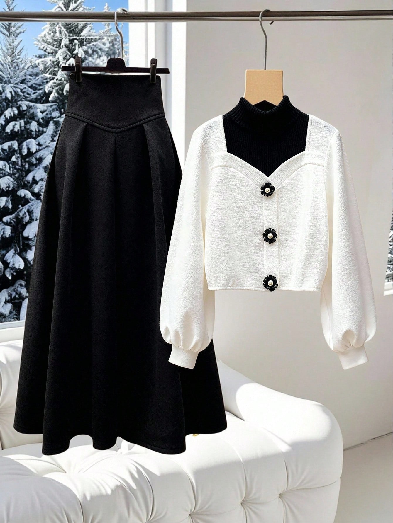 GlowEve مجموعة زهرية للديكور، مناسبة للتنسيق مع ال...