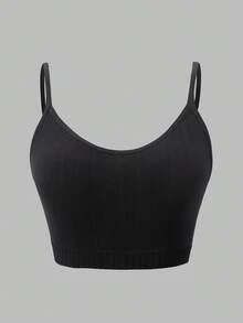 SuitURBody 1件装黑色无缝无钢圈舒适隐形提花女士文胸 - 黑色 - 查看 2