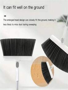 扫帚、簸箕和刷子套装，加厚扫帚和簸箕，地板清洁工具，适用于家庭、办公室、学校宿舍，清洁用品，小型清洁工具（扫帚需另购）