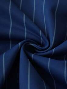 Nick 90s | SHEIN 2pcs/Set Young Boy Cute Cartoon Graphic Navy Casual Long Sleeve Crew Neck Sweatshirt And Pants Set - Blue - View 6