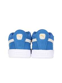 Puma Suede 2 Strap Kids Trainer Shoe Blue 359595 - Blue - View 4